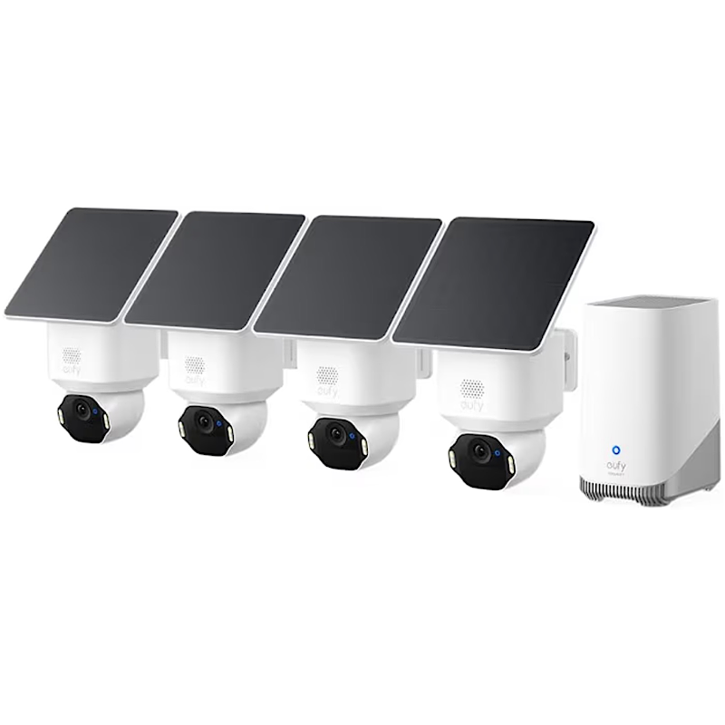 eufy Security SoloCam E42 4-Cam Kit (HomeBase S380)