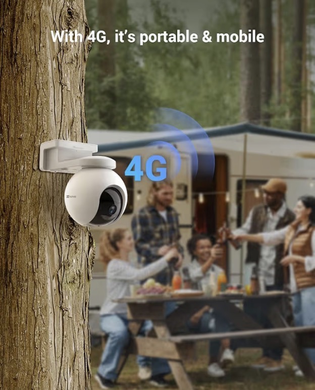 Additional image of EZVIZ 4K Outdoor Surveillance Camera 4G WiFi Dual Battery