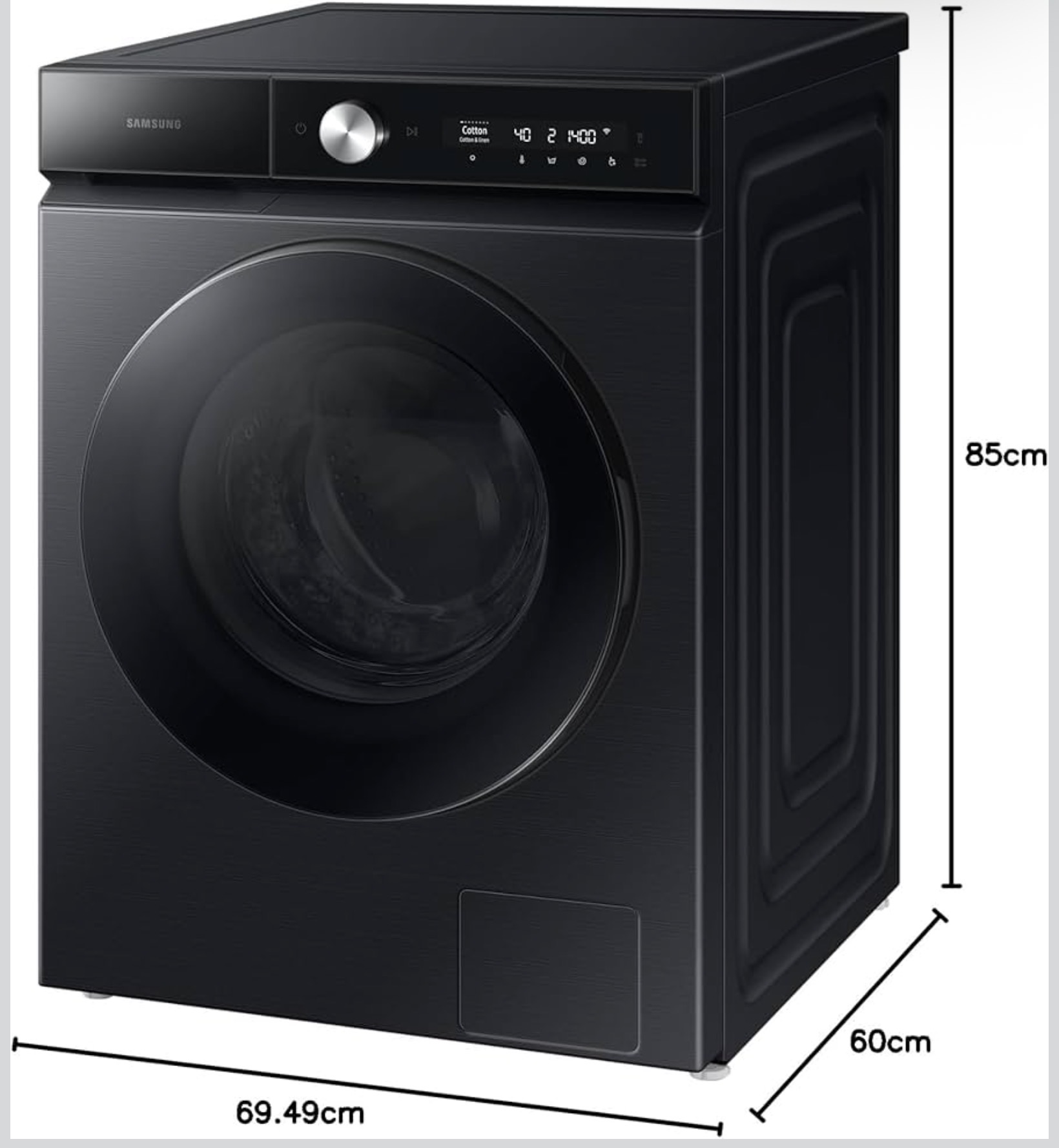 Additional image of Samsung Front Load Washer 11.5kg, Black, with EcoBubble