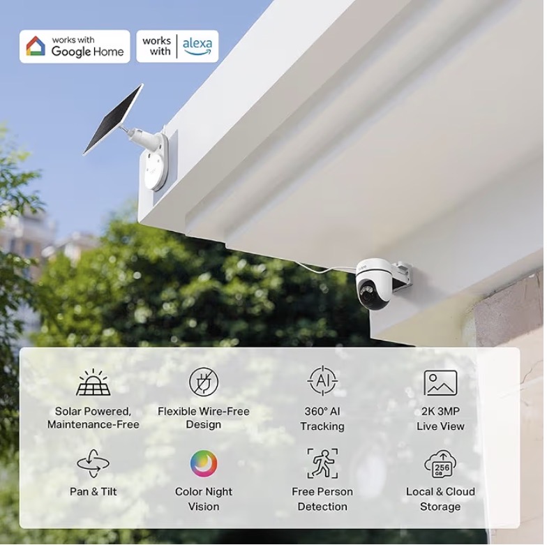 Additional image of Tapo C610 Kit 2K 3MP Wireless Outdoor WiFi Camera with Solar Panel