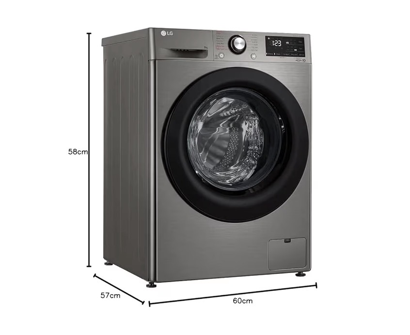 Additional image of LG Front Load Washing Machine 8 KG, Speed 1400 RPM