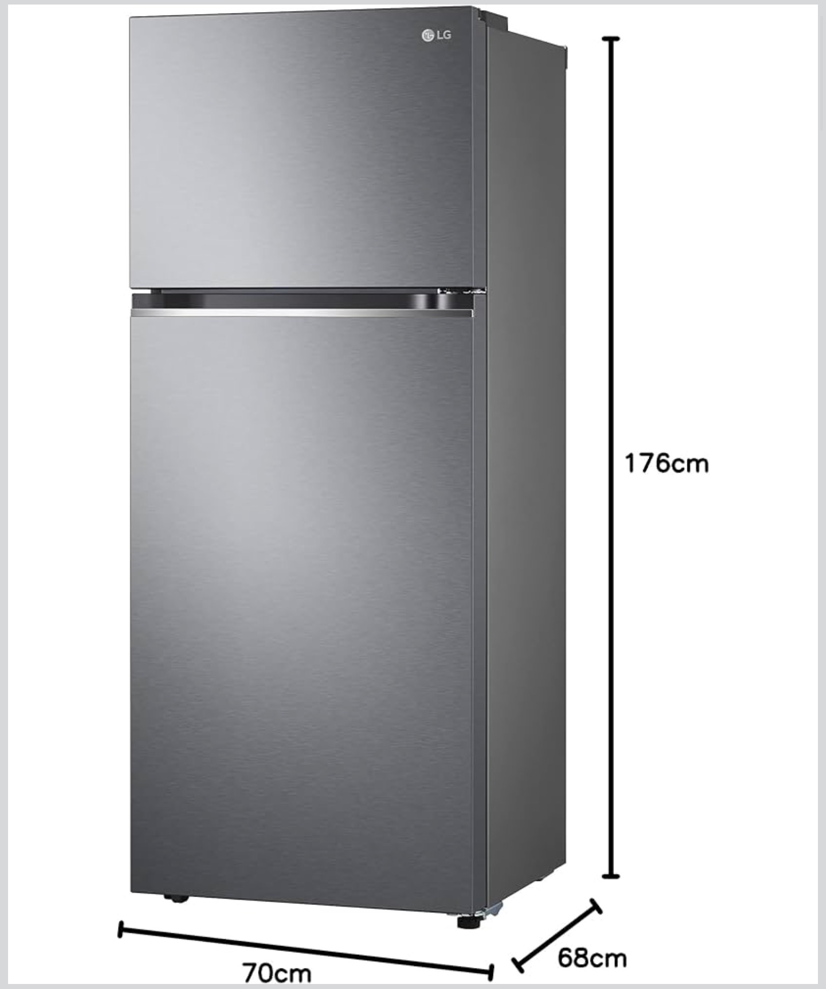 Additional image of LG Smart Inverter Compressor Refrigerator, 395 Liter Capacity