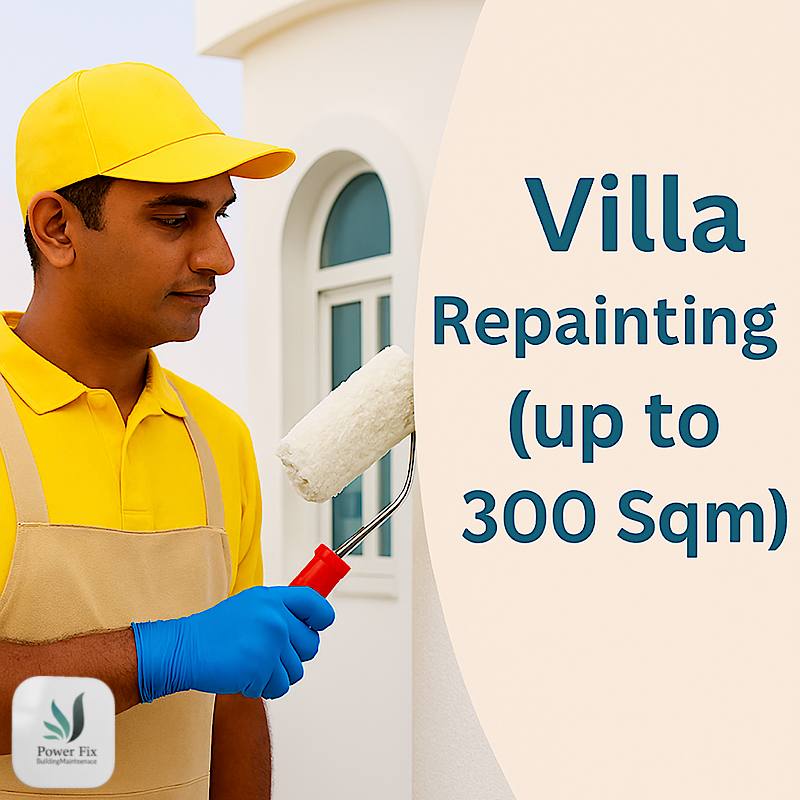 Villa Repainting (Up to 300 sqm)
