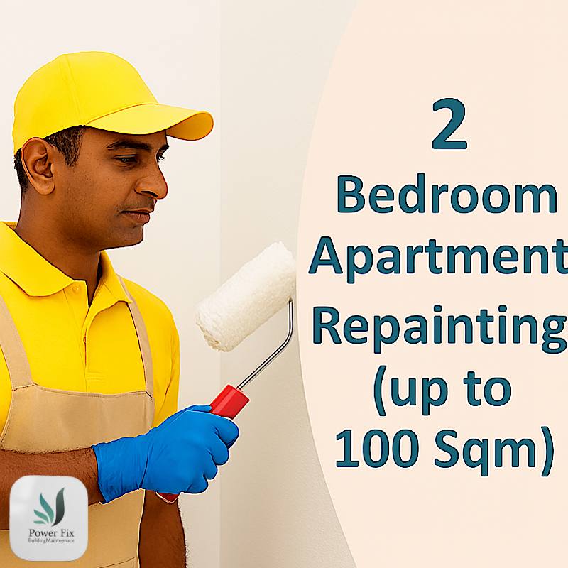 2 Bedroom Apartment Repainting (Up to 100 sqm)